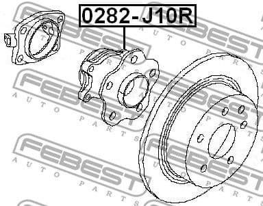 Wheel Hub 0282-J10R - image 2