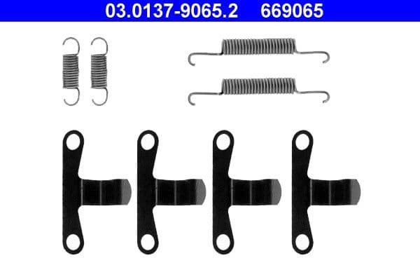 Accessory Kit, parking brake shoes 03.0137-9065.2