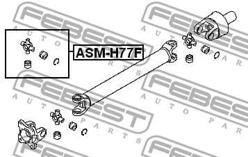 Joint, propshaft ASM-H77F - image 2