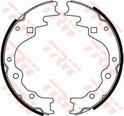 Brake Shoe Set GS8523 - image 2