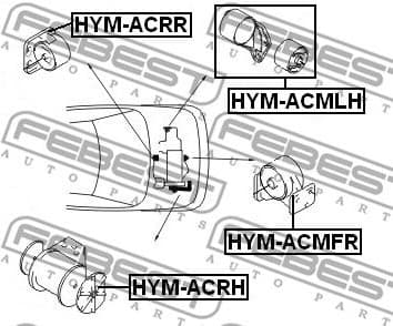 Mounting, engine HYM-ACMFR - image 2