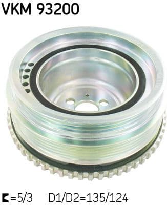 Belt Pulley, crankshaft VKM 93200 - image 2