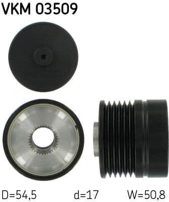 Alternator Freewheel Clutch VKM 03509 - image 2