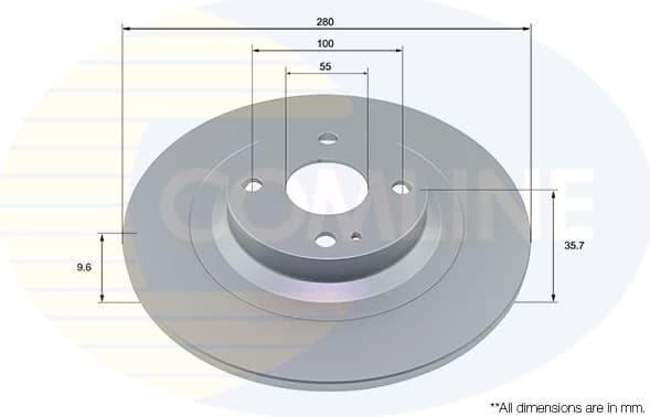 Brake Disc COATED ADC4011 - image 2