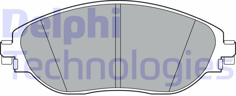 Brake Pad Set, disc brake LP3368