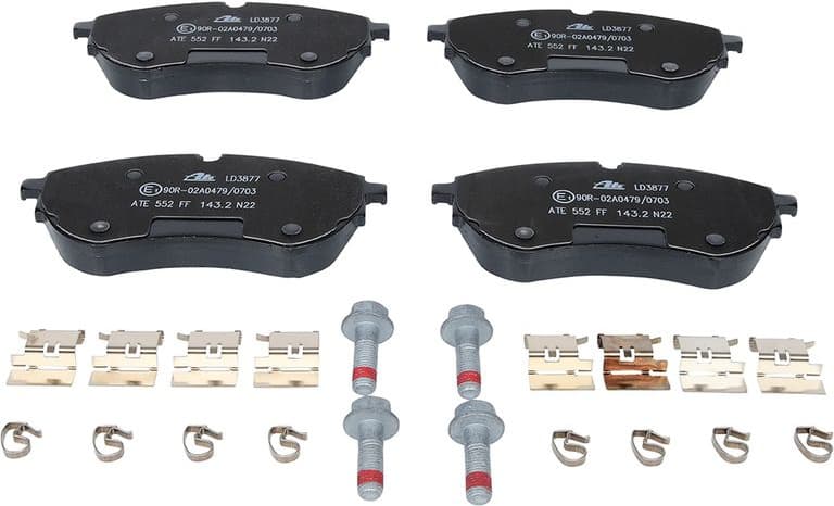Brake Pad Set, disc brake ATE Ceramic 13.0470-3877.2 - image 2