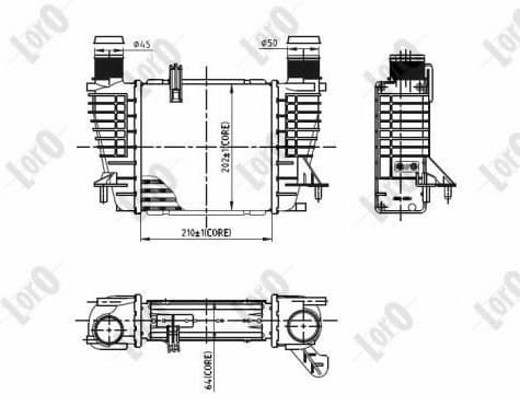 Charge Air Cooler LORO 042-018-0003 - image 2