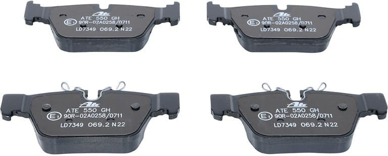 Brake Pad Set, disc brake ATE Ceramic 13.0470-7349.2 - image 2