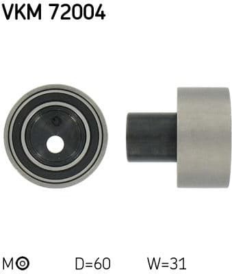 Tensioner Pulley, timing belt VKM 72004 - image 2