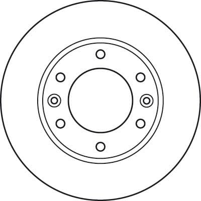 Brake Disc TRW SINGLE DF4924S - image 4