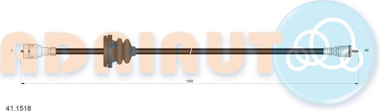 Speedometer Cable 41.1518