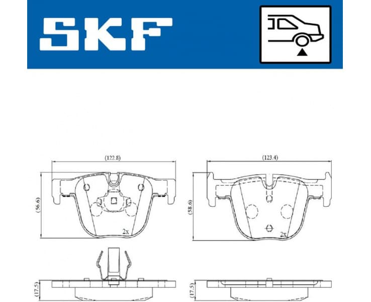 Brake Pad Set, disc brake VKBP90508