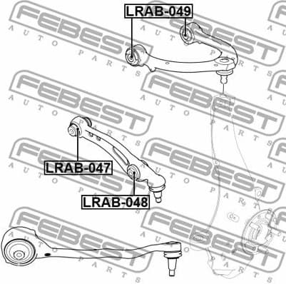 Mounting, control/trailing arm LRAB-048 - image 2