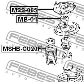 Suspension Strut Support Mount MSS-005 - image 2