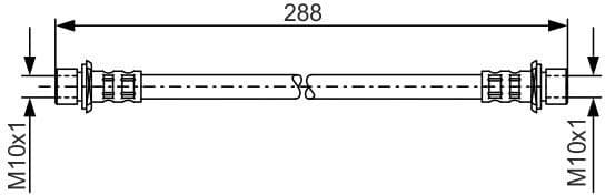 Brake Hose 1 987 481 129 - image 5