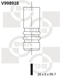Intake Valve V998918