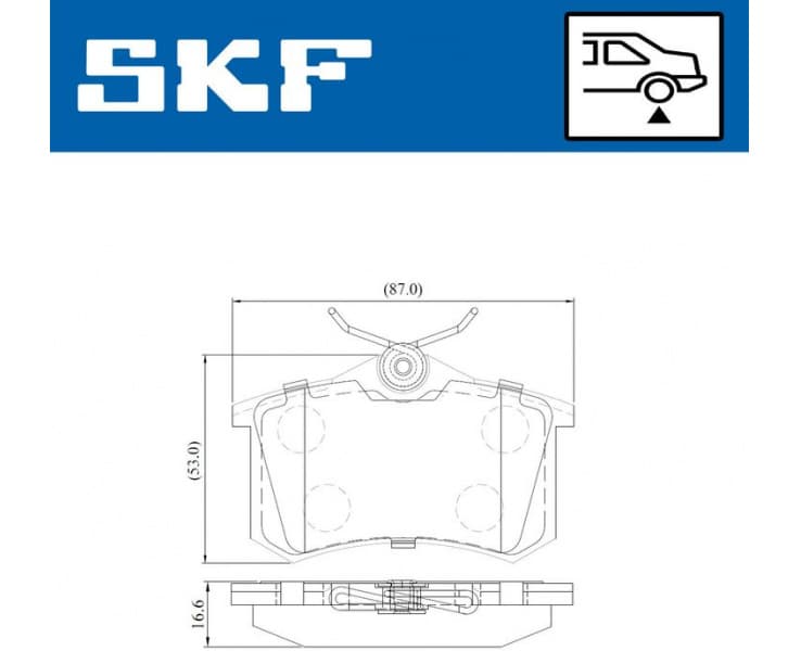 Brake Pad Set, disc brake VKBP90209