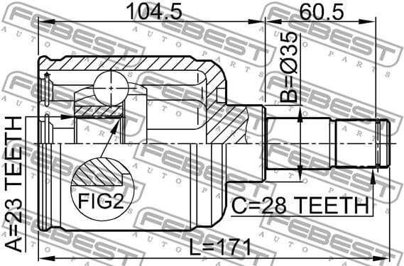 Joint Kit, drive shaft 0511-GEMTLH - image 2