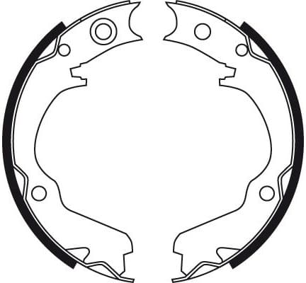 Brake Shoe Set, parking brake GS8725 - image 4