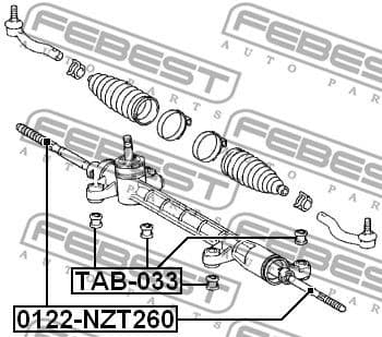 Inner Tie Rod 0122-NZT260 - image 2