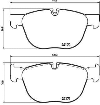 Brake Pad Set, disc brake XTRA LINE P06049X