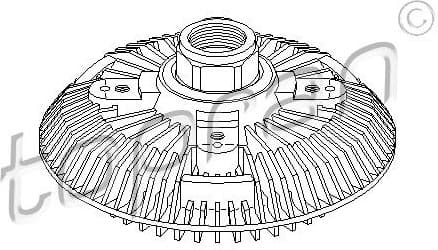 Clutch, radiator fan 302 006