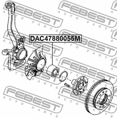 Wheel Bearing DAC47880055M - image 2