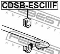 Mounting, stabiliser bar CDSB-ESCIIIF - image 2