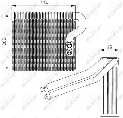 Evaporator, air conditioning EASY FIT 36063 - image 5