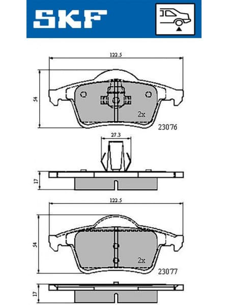 Brake Pad Set, disc brake VKBP90261
