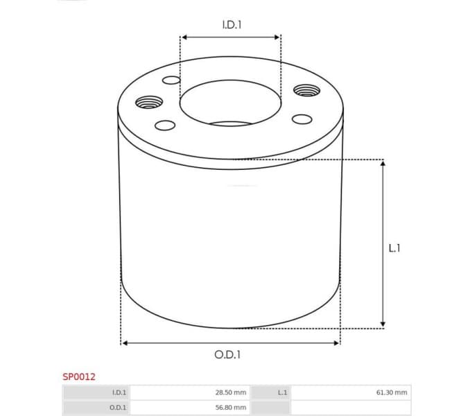 Repair Kit, starter AS SP0012