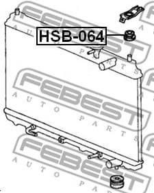 Mounting, radiator HSB-064 - image 2