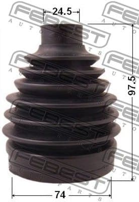 Bellow, drive shaft 0417P-CY2 - image 2