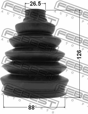 Bellow, drive shaft 2917P-DIIIATF - image 2