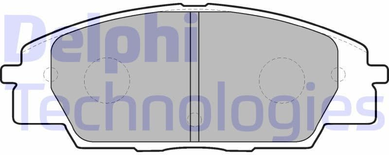Brake Pad Set, disc brake LP1559