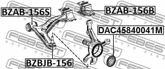 Bellow, ball joint BZBJB-156 - image 2