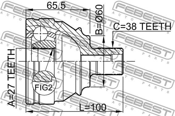 Joint Kit, drive shaft 2310-028 - image 2