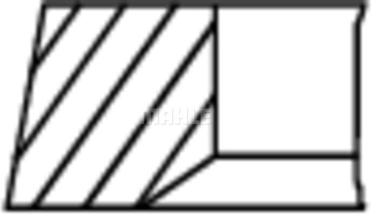 Piston Ring Set 081 RS 00116 0N0 - image 2