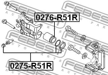 Repair Kit, brake caliper 0275-R51R