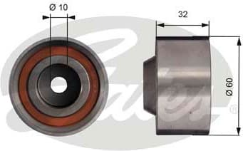 Deflection Pulley/Guide Pulley, timing belt PowerGrip™ T42017