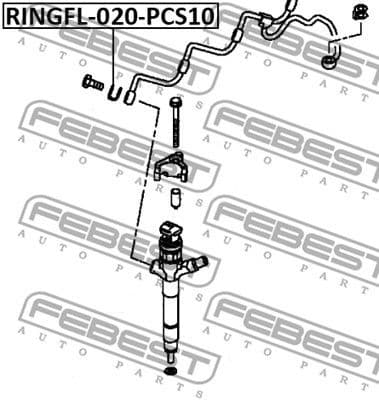 Seal Ring, injector RINGFL-020-PCS10 - image 2