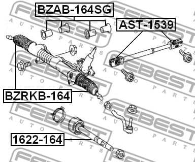 Inner Tie Rod 1622-164 - image 2