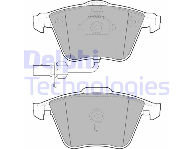 Brake Pad Set, disc brake LP2032