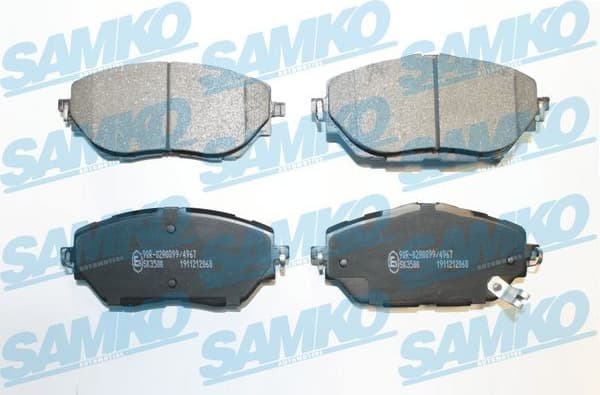 Brake Pad Set, disc brake 5SP2068