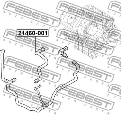 Coolant Pipe 21460-001 - image 2