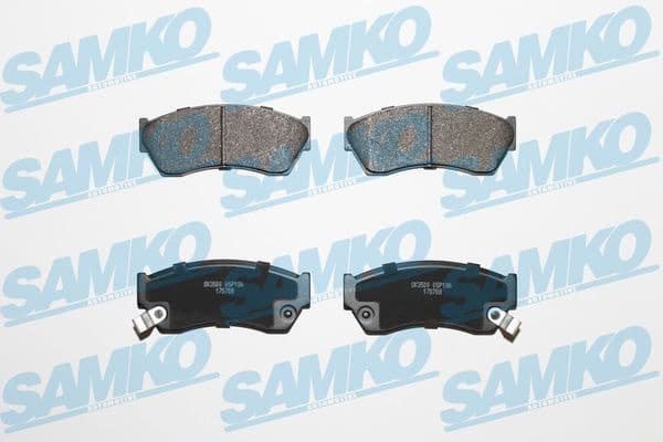 Brake Pad Set, disc brake 5SP186