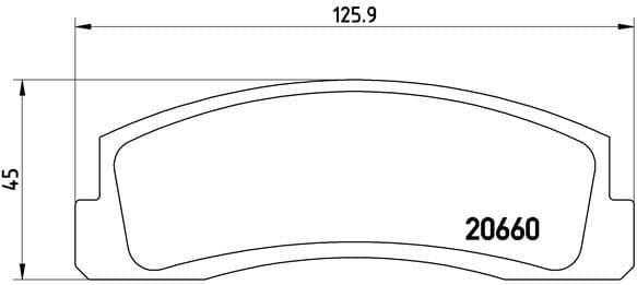 Brake Pad Set, disc brake PRIME LINE P 41 002