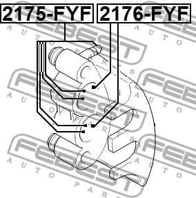 Repair Kit, brake caliper 2175-FYF