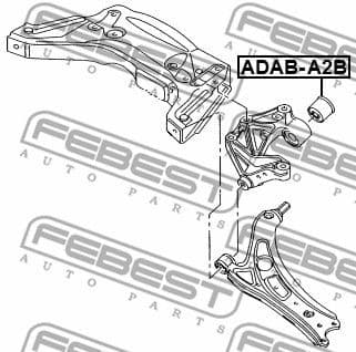Mounting, control/trailing arm ADAB-A2B
