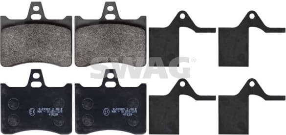 Brake Pad Set, disc brake 64 11 6035